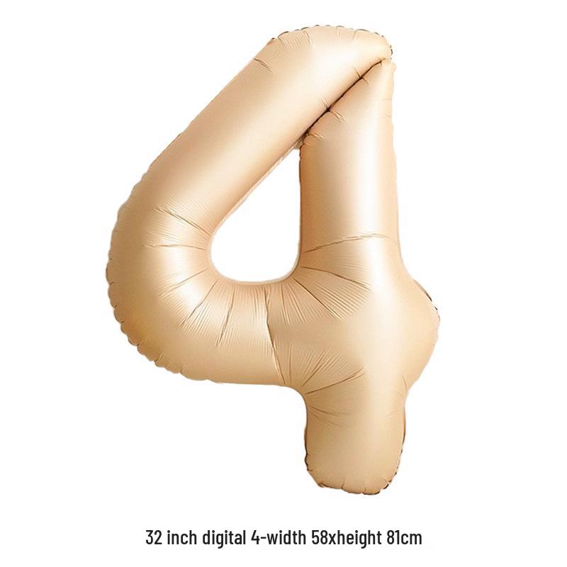 32-Inch White Number '40' Birthday Balloon, Aluminum Foil Party Decoration Prop