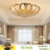 Bymaocar Lotus Shaped Lamp Ceiling Light E12 Holder, Indoor Lighting Fixture for Bedrooms, Corridors & Dining Rooms of 215.28ft²