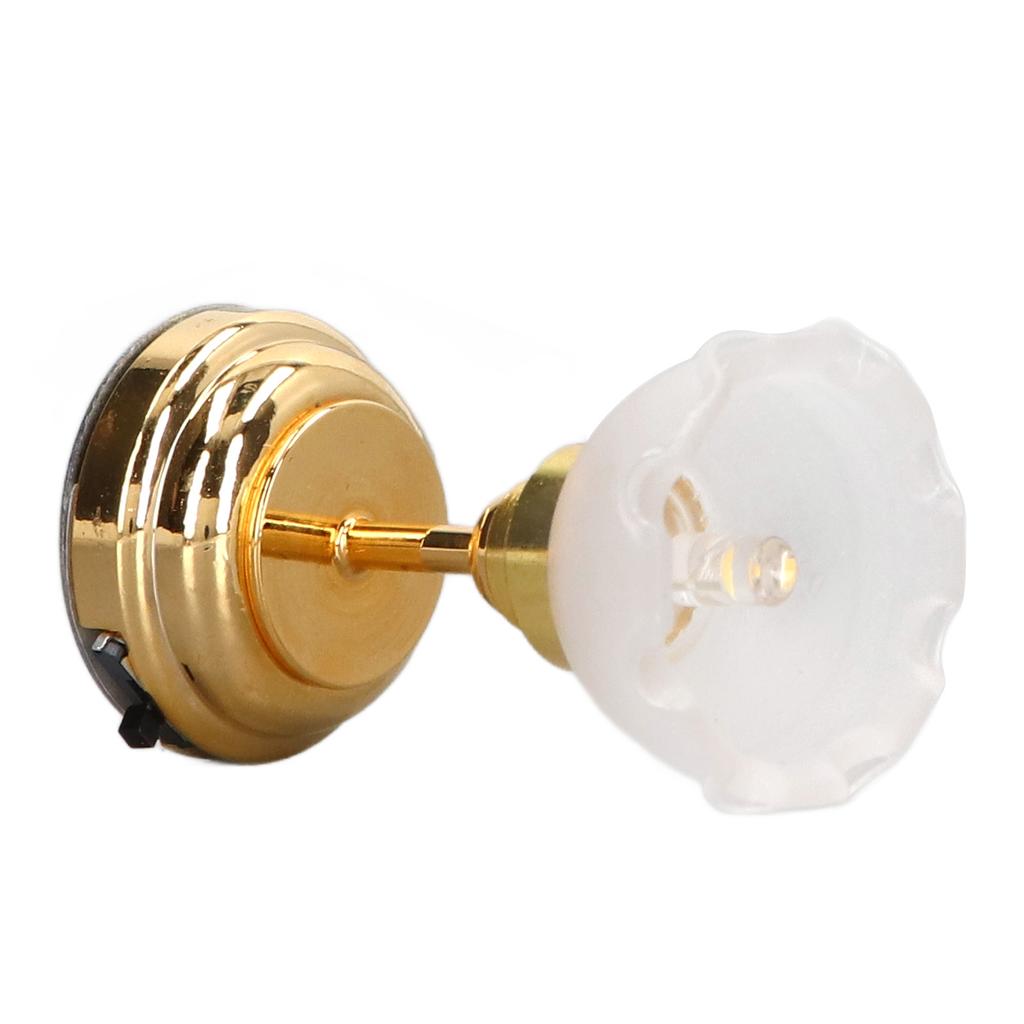 1/12 Scale Dollhouse Dome Light Decoration Flower Shape Miniature Dollhouse LED Light