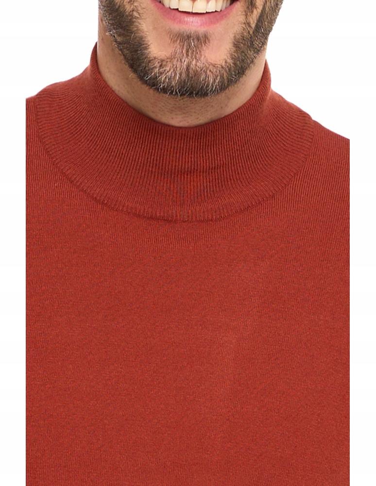 Men's Sweater Elegant Classic Turtleneck Fashionable Long Sleeve MORAJ S beige