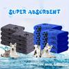Quick Dry Pet Towel Strong Water Absorption Soft Microfiber Dog Bath Towel For Grooming Cats