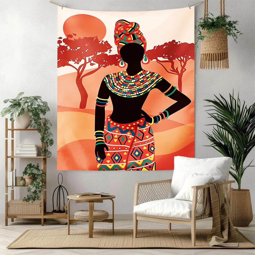 African Style Wall Decor Tapestry Art For Pet Memorial Birthdaywedding Party Backdrop Family Gift