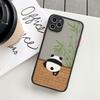 Cute Panda Climbing Bamboo Appreciate Scenery Phone Case For iPhone 15 14 13 12 11 Pro Max Mini SE2 8 7 Plus X XR XS Back Cover