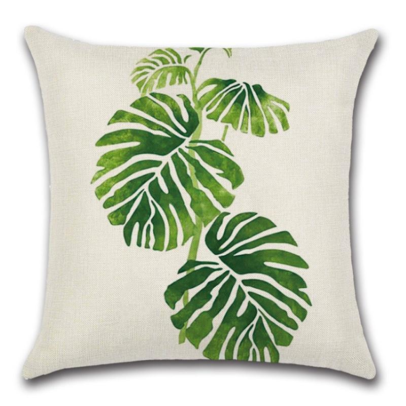 leaf green cushions