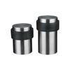 Stainless Steel No-Drill Rubber Door Stopper with Thickened Large Engineering Spring