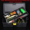 Fishing Tackle Box Large Capacity Fishing Accessories Tool Storage Box Fish Hook Lure Fake Bait Box Fishing Supplies