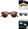 Polished Retro Fashion Womens Half Frame Flash Mirror Lens Club Vintage Master Sunglasses