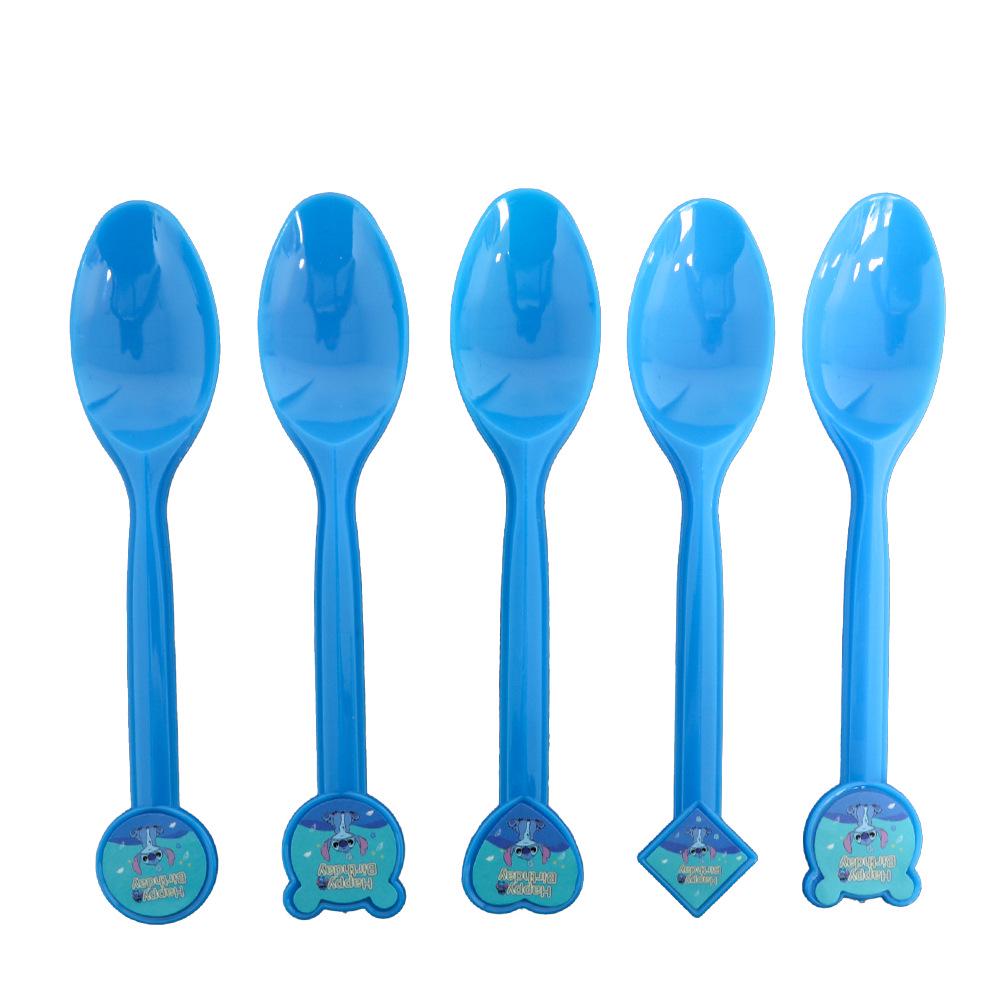 Blue Stitch Birthday Party Disposable Tableware Set - Plates, Cups, and Napkins for Boys