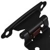 5pcs self-closing Spring Hinges For RV Cabinets semi-concealed Cover Plate Auto Close Hinge For RV Cabinets Camper Doors Closer