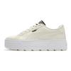 Puma Karmen Slip Resistant Durable Low Top Skate Shoes Women Sneakers Off-White 386657-02