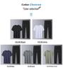 2026 Summer Ice Silk Quick-Dry Sports Casual Set: Round Neck T-Shirt & Straight Leg Pants