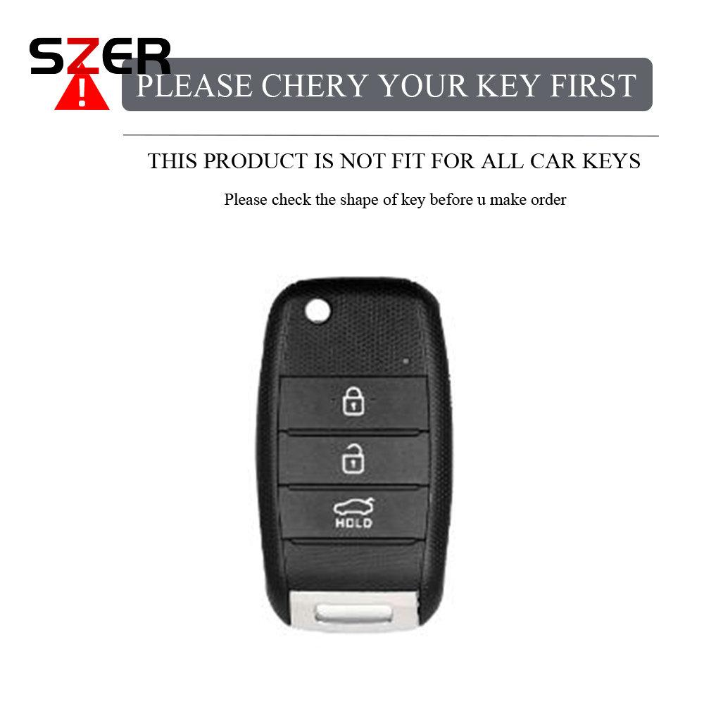 Tpu Auto Key Fob Cover Case Fit For Kia Rio 3 K2 K3 K4 K5 Sportege Picanto Optima Soul Ceed Sorento Forte Stinger Cerato Key Ring