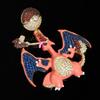 Enamel Colorful Charizard Pendant