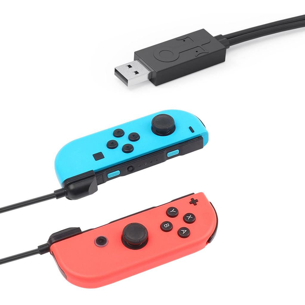Tragbares Joy-con USB-Ladekabel Kurz für Nintendo Switch Controller mit LED-Anzeige Ersetzt Joy-con Ladestation, Reise-Ladekabel