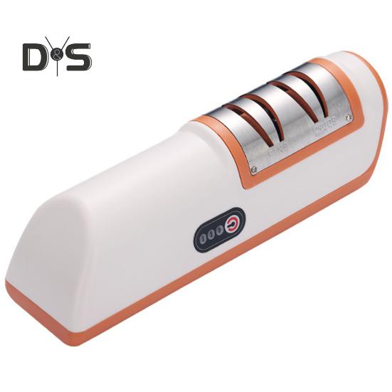 

1 комплект точилки для резаков, удобный перезаряжаемый электронный инструмент для заточки резаков для дома, кухни, ресторана оранжевый