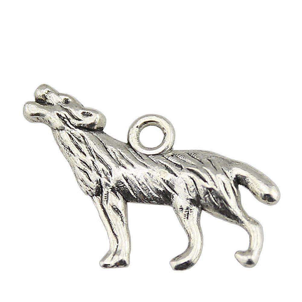 Charms Tiger Lion Wolf Pendants Kids' Jewelry Materials QC131
