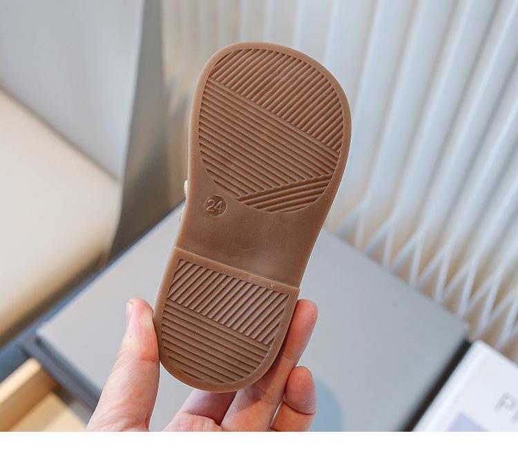 Frühling/Herbst 2026 Prinzessin Kleinkind Loafer für Mädchen - Leder Blumenschuhe