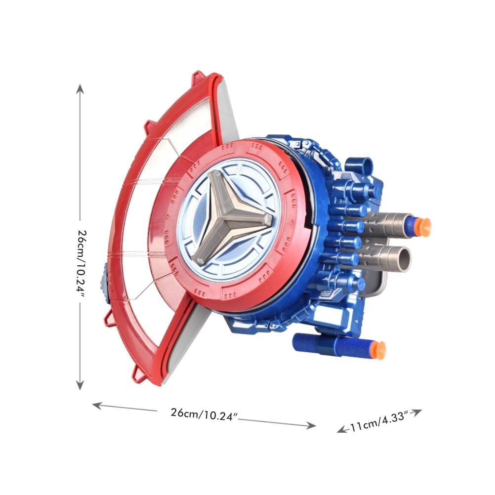 Shield Soft Launcher Toy Shield Ejection Toy Cosplay Props Gift for Kids