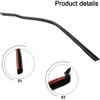 Car Door Rubber Seal Strip Automotive Weather Stripping Door Seal For BMW X5 2014-2018 Rear Door Hinge Seal Strip Left Left Rear Door Front Seal For