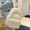 Student Schultasche Einfarbig Damen Rucksack College-Stil Große Kapazität Rucksack