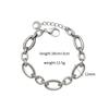 Diy Jewelry Accessories Stainless Steel Oval O-Chain 8-Character Chain Cross Chain Bracelet Necklace Titanium Steel Finished Chain
