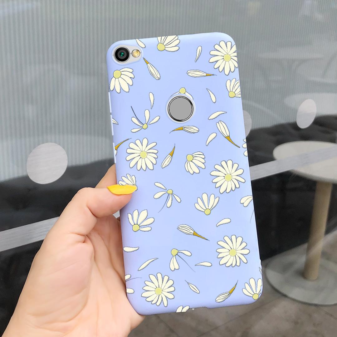 

Fashion Flower Phone Case For Xiaomi Redmi Note 5A Prime Case Redmi Note 5A Silicone Bumper On Redmi Note5A 5 A Cover Back Etui Redmi Note 5A 16GB