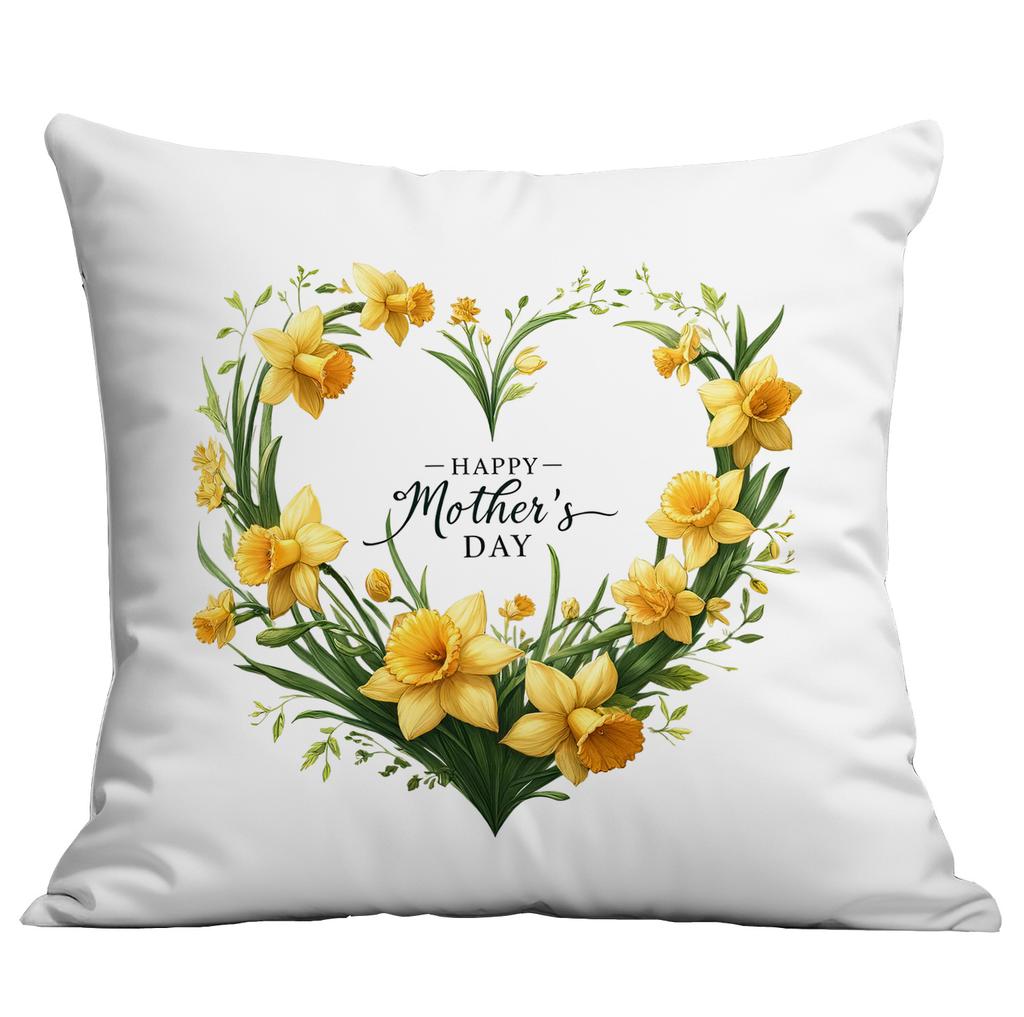 New Mother's Day Creative Wreath Letter Pillow Case Home Sofa Cushion Pillow Case