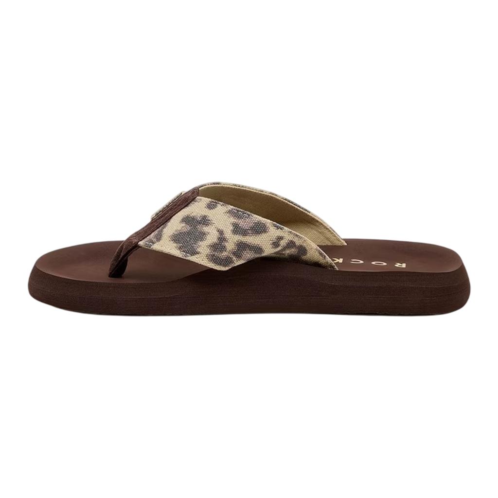 ROCKET DOG Womens/Ladies Adios Leopard Print Flip Flops