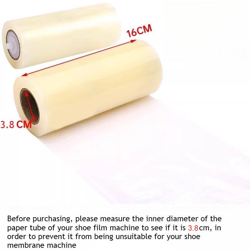 

Shoe Laminating Machine Replacement Film Disposable Plantar Membrane Internal Diameter 3.8cm Anti Slip Wear Resistant Diaphragm long about 100m&2pcs