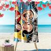Popeye the Sailor Man Print Beach Towel, Large Soft Quick Dry Towel for Beach Camping Swimming