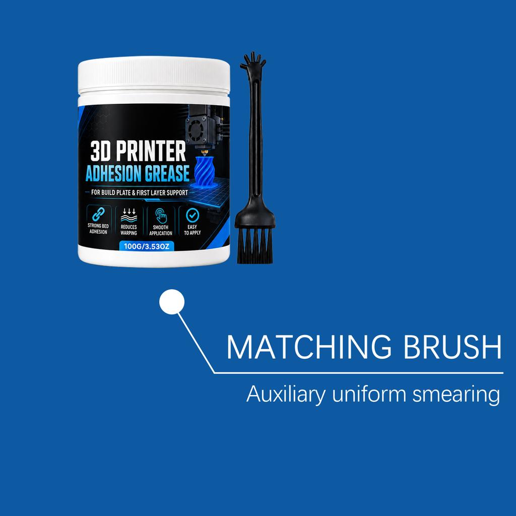 AMZ 3D Printer Platform Adhesive Paste, Hot Bonding and Cold Release, Multi-material Water-based Anti-warping Adhesive Paste