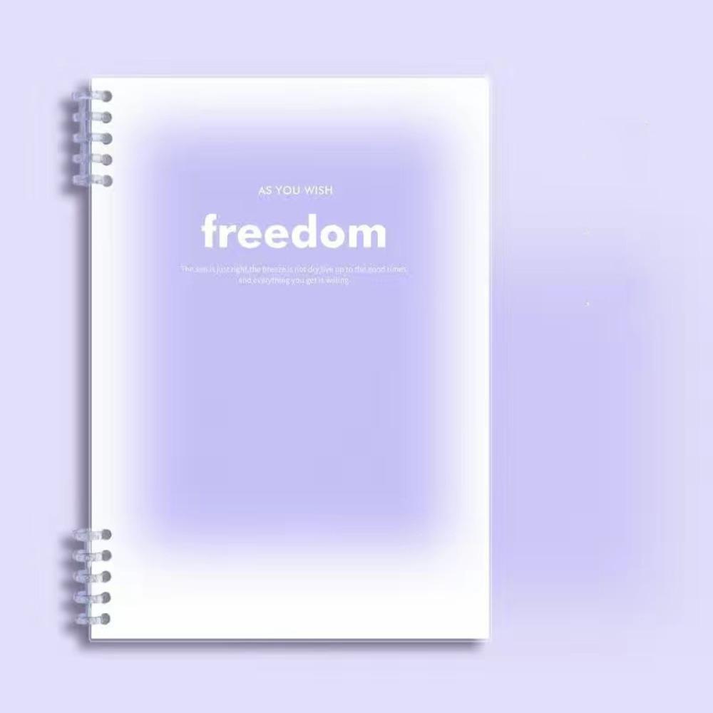 

А5 Линованная книга Градиентный цвет Письменные принадлежности Высококачественный блокнот Школьные принадлежности фиолетовый