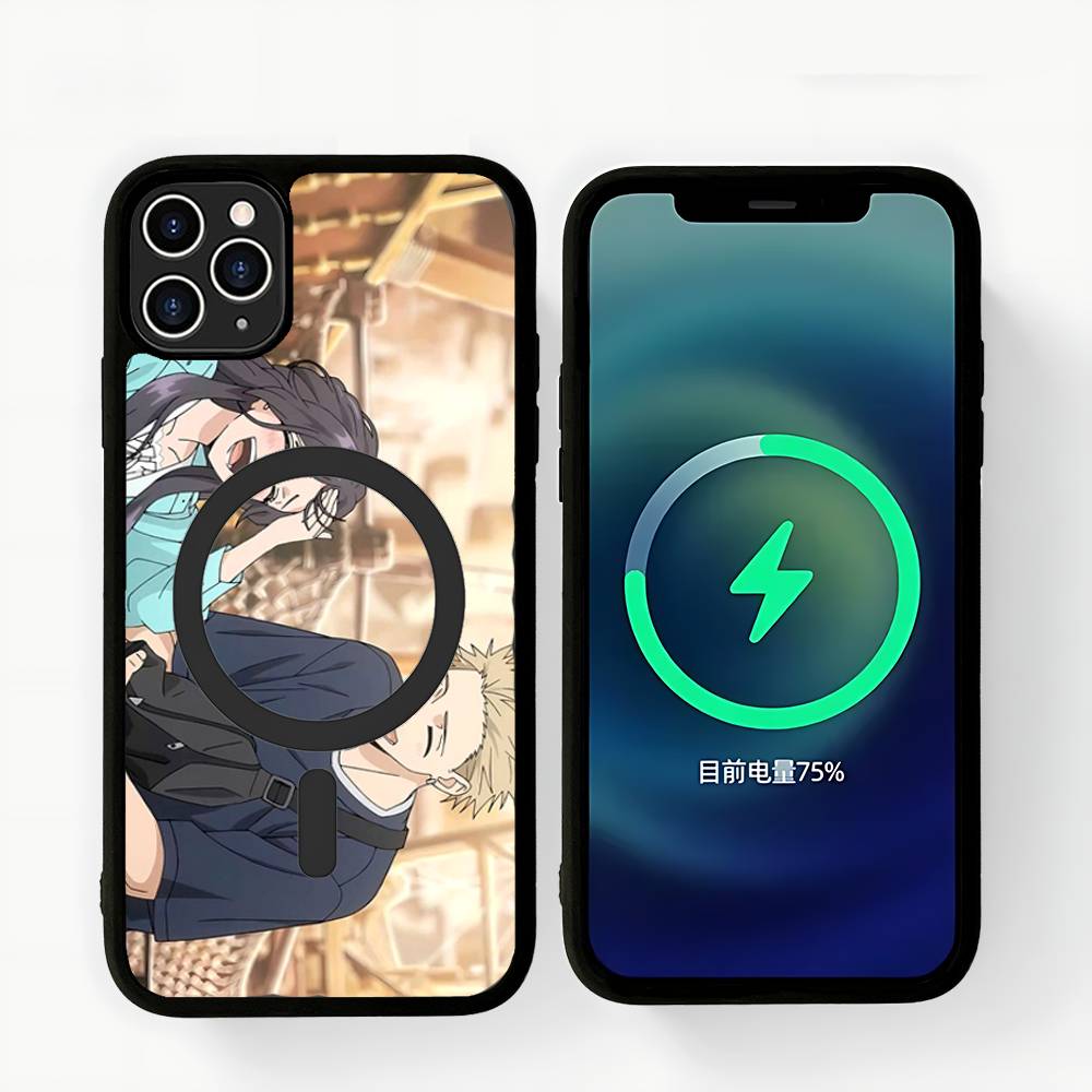 Anime Cute Kaoruko And Rintarou For Magsafe Magnetic Phone Case for iPhone 17 16 15 14 13 12 11 Plus Pro Max PC+TPU Cover
