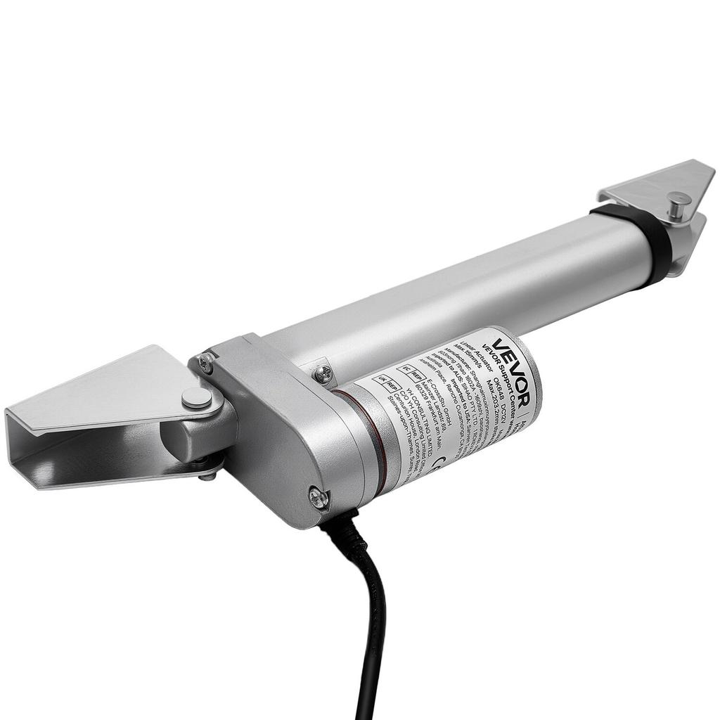 12V Linear Actuator, 101.6mm Stroke 15mm/s High-Speed 1000N Linear Motion Actuator - with IP54 Protection & Mounting Bracket for Lift Desk, Recliner