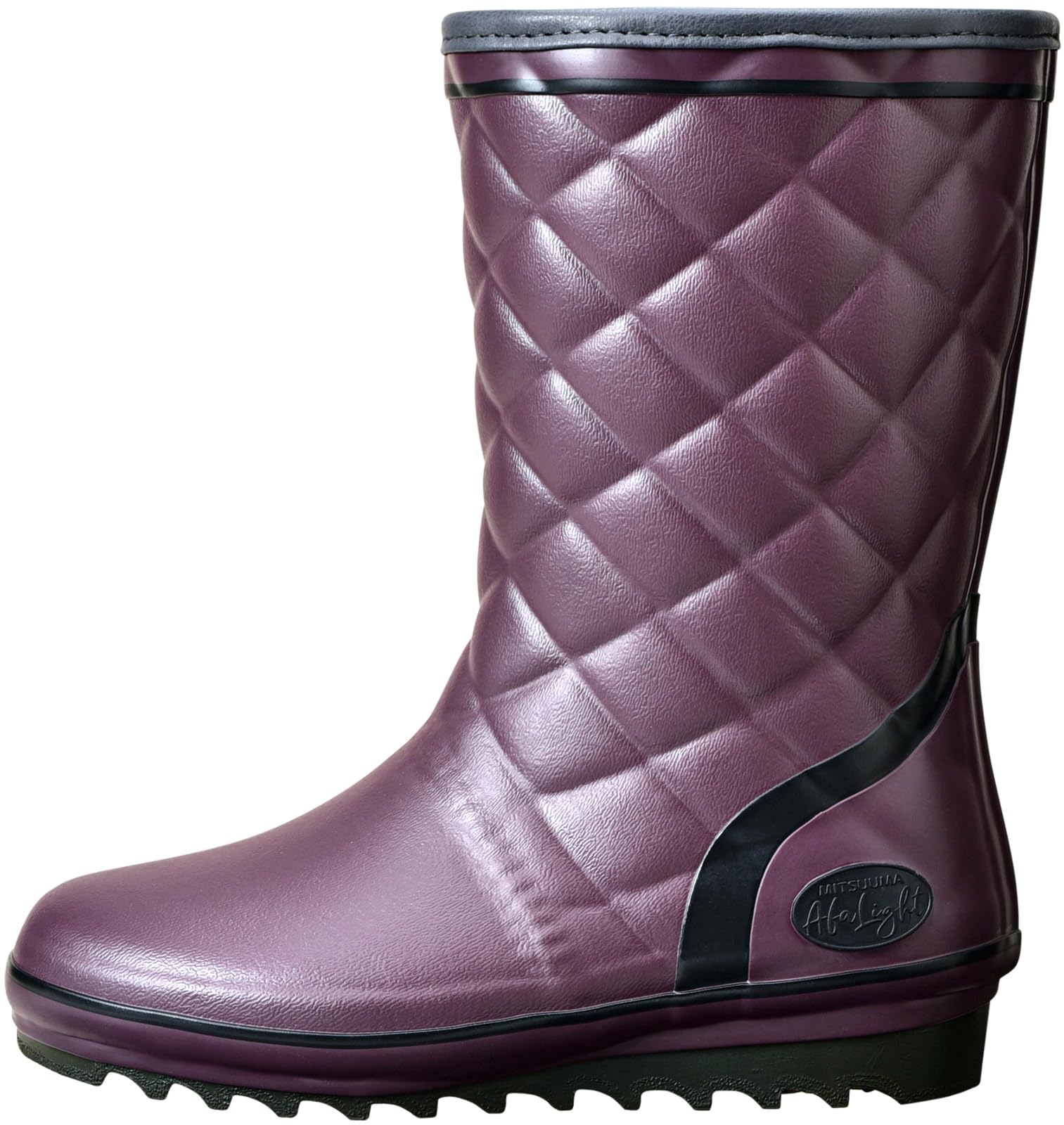 

Mitsuuma Efalite Rain Boots with a Ceramic and Size cm Women s Sole, Lightweight, Non-Slip, Warm, Raisin, 23.0