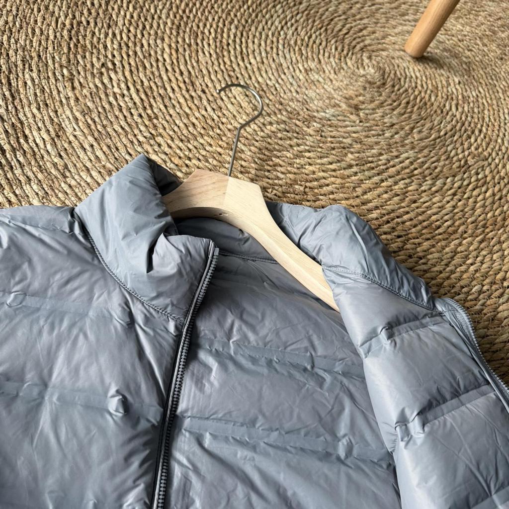 Men's Lightweight Winter Down Jacket - Essential Stand Collar for Outdoor & Commuting Warmth