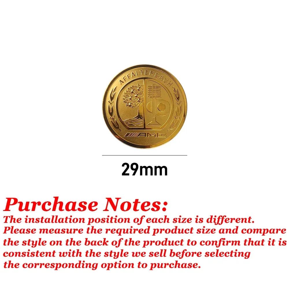 Für Mercedes Benz Auto Startknopf Dekoration Aufkleber Lenkrad Logo Aufkleber Für Mercedes Benz AFFALTERBACH AMG Logo Auto In