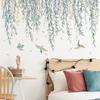 Children's Decorative Art Bedroom Poster Mural Weeping Willow Swallows Wall Stickers Living Room