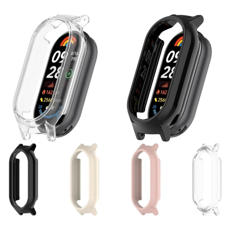 Smartband Gehäuseabdeckung für Band 9 Schutzhülle mit 12mm Armband-Schnittstelle Halbabdeckung Hülle Kratzfeste Gehäuse