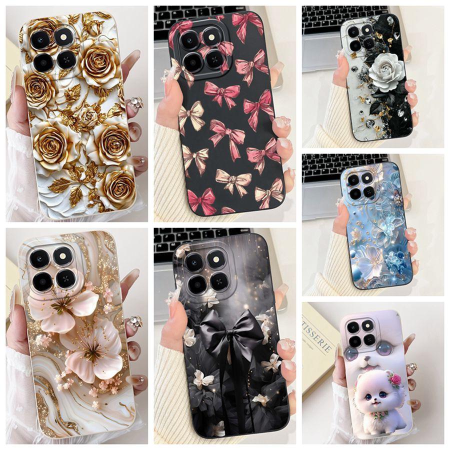 For Honor X6C Case NIC-LX1 Cover Flower 2025 Silicone Soft Back Cases For HonorX6C X 6 C NIC-LX2 Phone Case Protective Shell