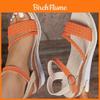 Roman Sandals Women Summer Thick Sole Pu Strap Buckle For Casual Beach Wear