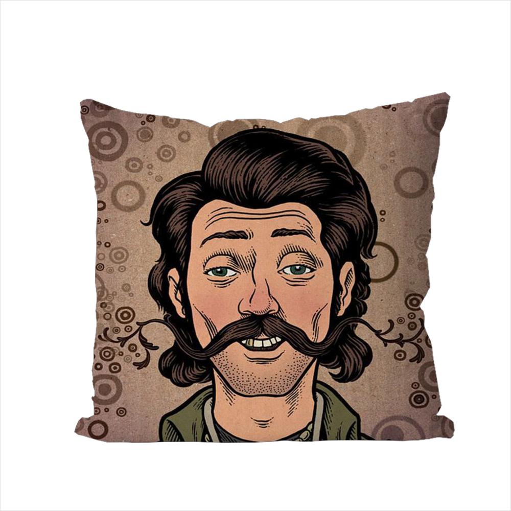 

Father JJohn Misty Pillow Case For Car Sofa Decorative Home Doublesided Print Plush Square Throw Pillow Cushion Cover 30x30cm