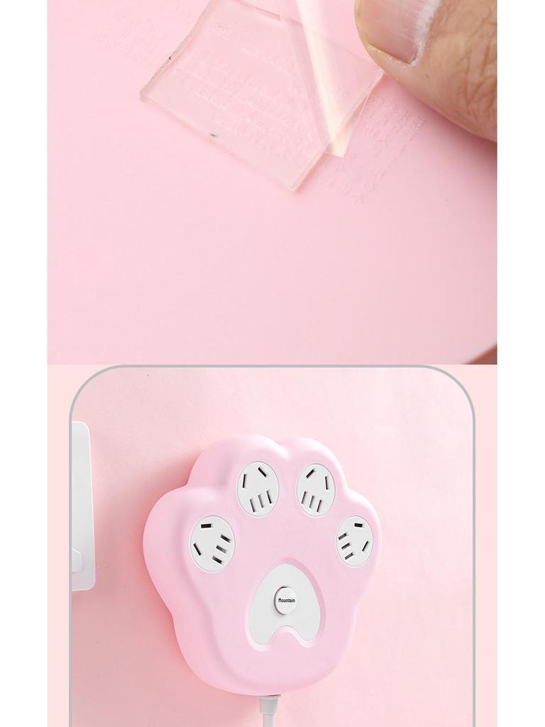 Creative Cat Paw Desktop Power Strip with USB - Multi-Outlet for Home or Office