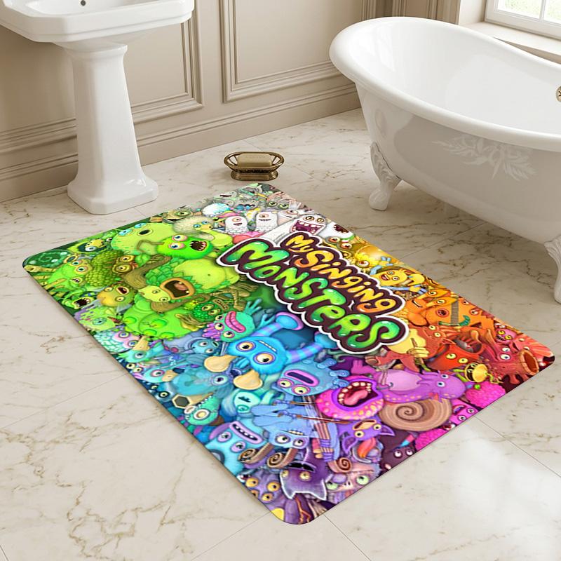 Monsters Living Room Nonslip Area Rug Soft Carpet For Bedroom Game Playroom Sofa Office Home Decor Doormat Christmas Gift C9301255