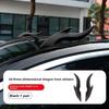 Car Roof Decoration Horns Sticker Auto 3D Dragon Horns Decoration Elasticity Silicone Horns Easy To Find Car in The Parking Lot