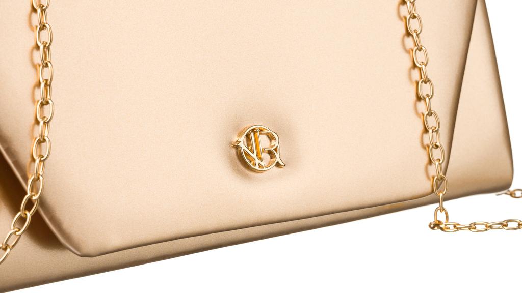 R-XS006-7301 Champagne Clutch Bag