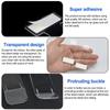 10Pcs Car Windscreen Permit Ticket Clip Transparent Car Parking Ticket Holder Clip for Car Van Caravan Windscreen