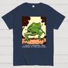 Frog Violence Cotton Summer Casual Cool Loose T-Shirt