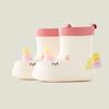 Cheerful Mario Children's rain shoes Cartoon animal Girl rain boots Student water shoes
