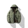 Winter Hooded Windproof Thickened Warm Cotton-padded Clothes Casual Commuting Loose Coat Flow Versatile Velvet Cotton Clothes
